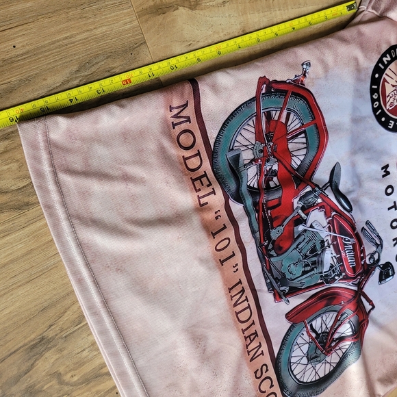 Indian Motorcycle Print T Shirt Mens Size M - Picture 7 of 7